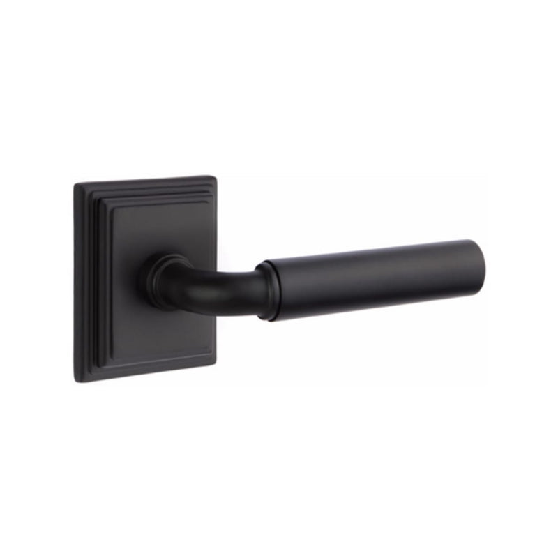 Emtek Manning Lever Concealed Screws with Wilshire Rosette