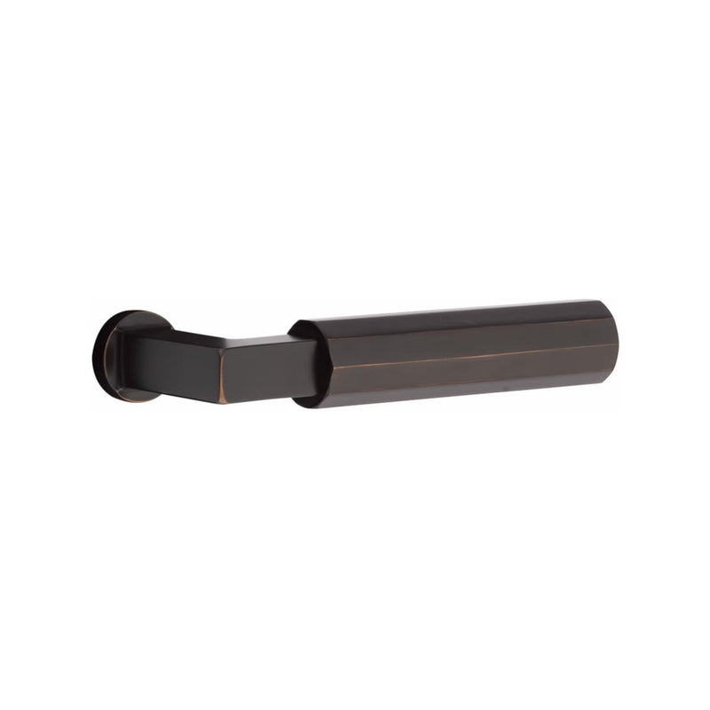 Emtek Modern Style Electronic Keypad Leverset with Select L-Square Faceted Lever