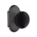 Emtek Brass Rosette Ebony Knob Concealed Screws With