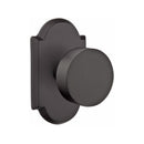 Emtek Sandcast Bronze Round Knob Concealed Screws with