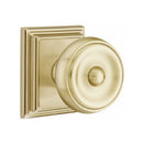 Emtek Waverly Knob With Wilshire Rosette