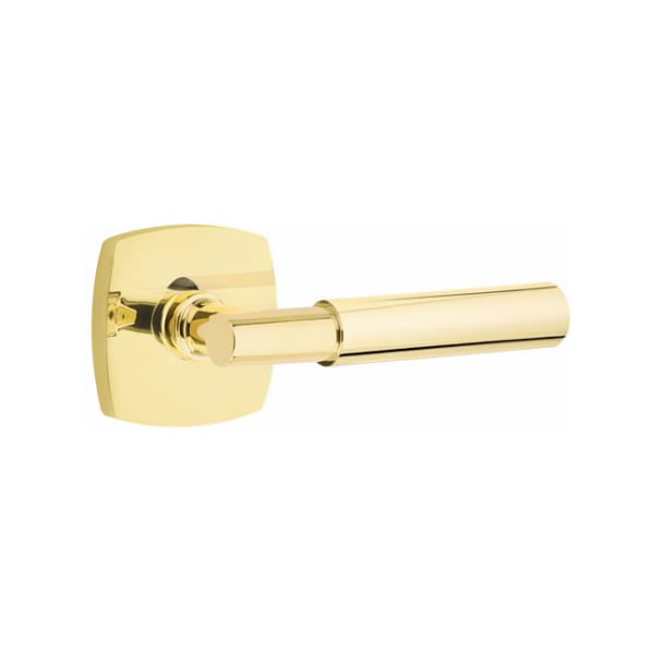 Emtek Myles Lever with Urban Modern Rosette Concealed Screws