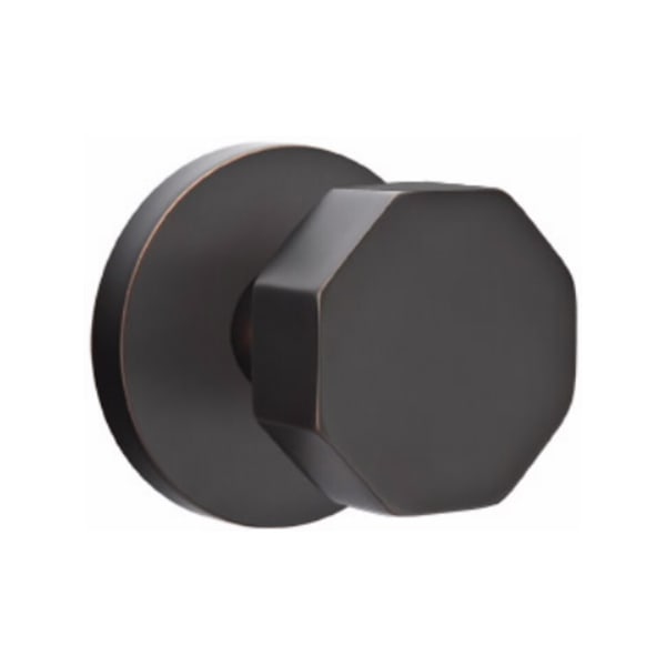 Emtek Octagon Knob with Disk Rosette