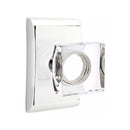 Emtek Modern Square Knob Concealed Screws with Neos Rosette