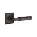 Emtek Select L-Square Tribeca Lever Concealed Screws with Quincy Rosette