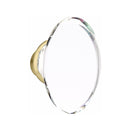 Emtek F13 Function Lugano Mortise Handleset with Hampton Glass Knob