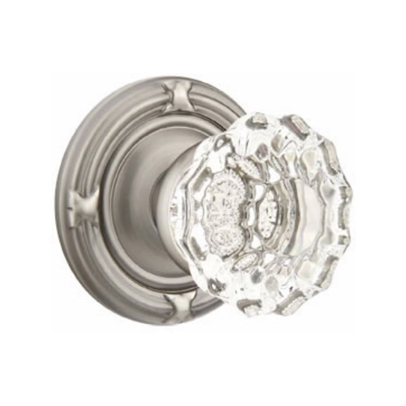 Emtek Astoria Knob Concealed Screws With Ribbon & Reed Rosette