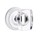 Emtek Windsor Knob Concealed Screws With Rope Rosette