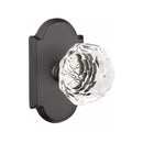 Emtek Glass Diamond Knob Concealed Screws with