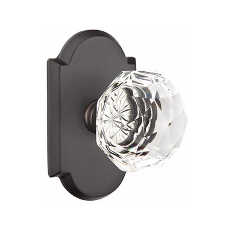 Emtek Glass Diamond Knob with