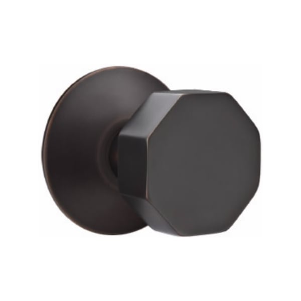 Emtek Octagon Knob with Modern Rosette