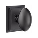 Emtek Egg Knob Concealed Screws With Wilshire Rosette