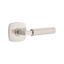 Emtek Select L-Square Faceted Lever Concealed Screws with Urban Modern Rosette