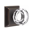 Emtek Lowell Knob Concealed Screws With Wilshire Rosette