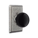 Emtek Wrought Steel Madison Black Knob with