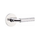 Emtek Select R-BAR Hammered Lever with Disk Rosette