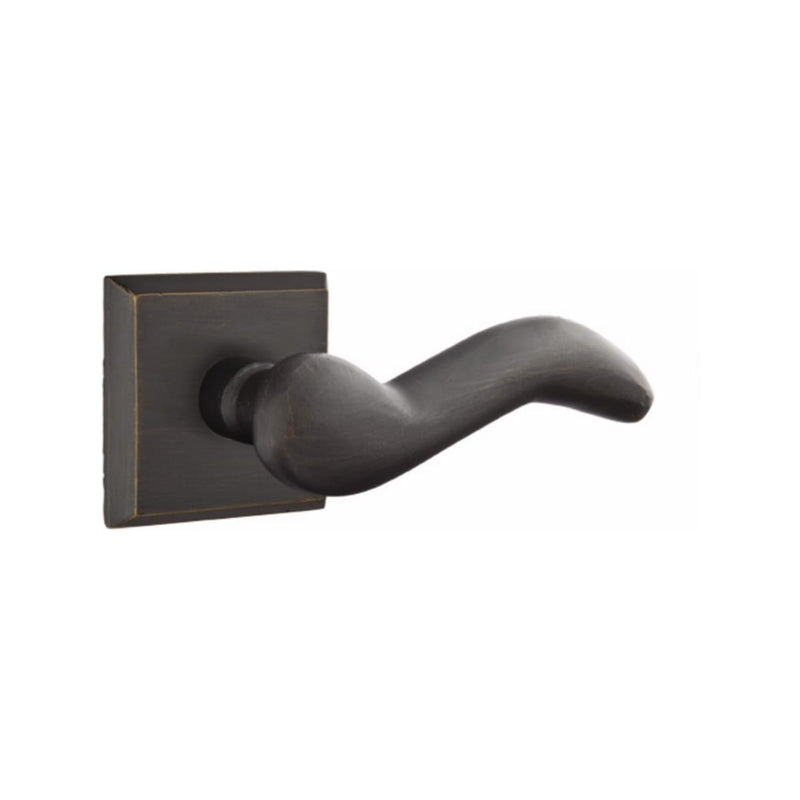 Emtek Sandcast Bronze Cody Lever Concealed Screws with