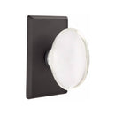 Emtek Glass Hampton Knob Concealed Screws with