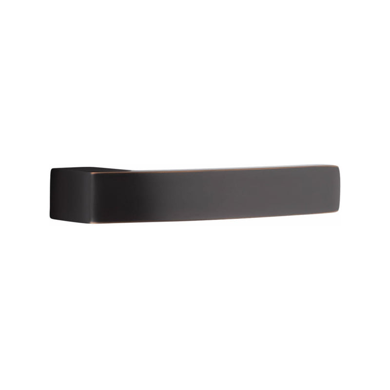 Emtek Hamden Brass Tubular Entry set with Breslin Lever