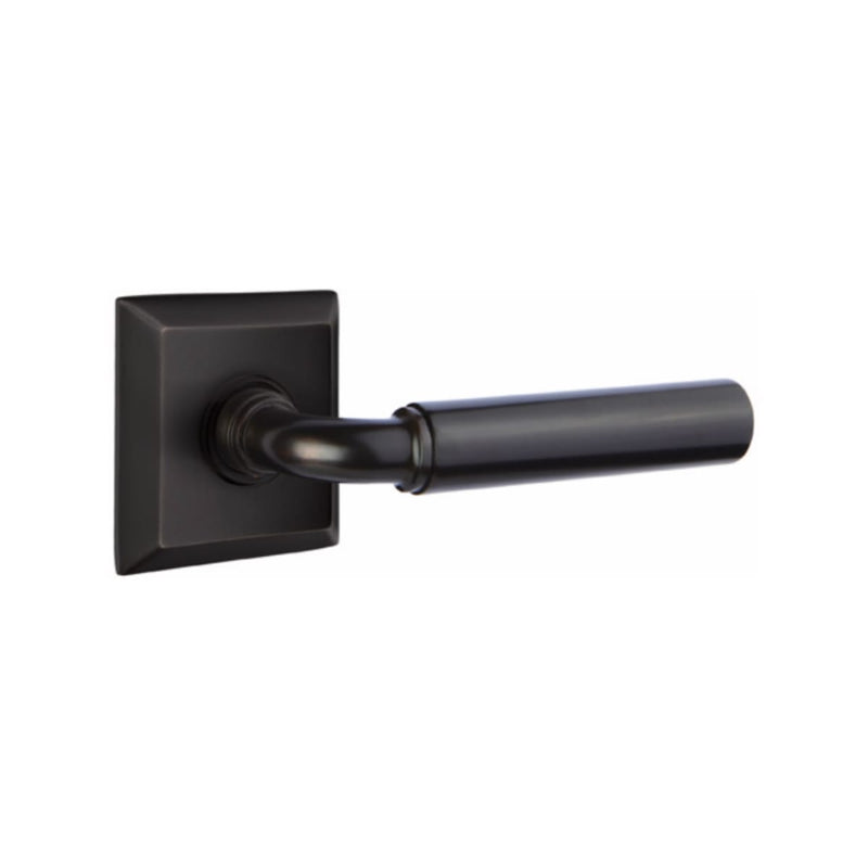 Emtek Manning Lever Concealed Screws with Quincy Rosette