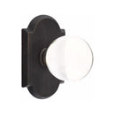 Emtek Glass Bristol Knob Concealed Screws with