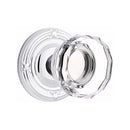 Emtek Lowell Knob Concealed Screws With Ribbon & Reed Rosette