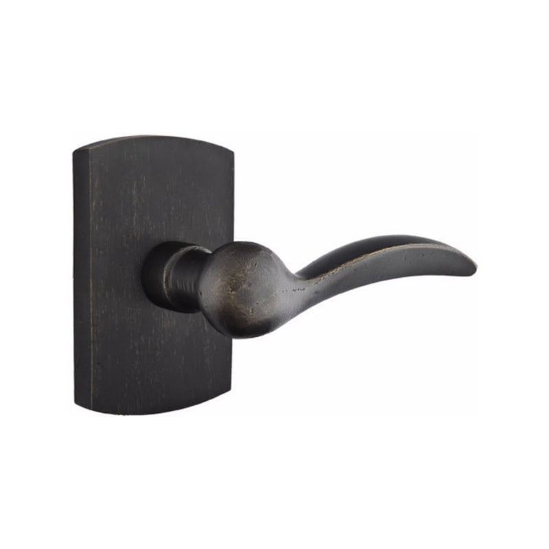 Emtek Sandcast Bronze Durango Lever Concealed Screws with