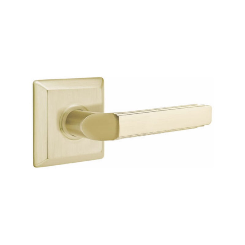 Emtek Milano Lever Concealed Screws with Quincy Rosette