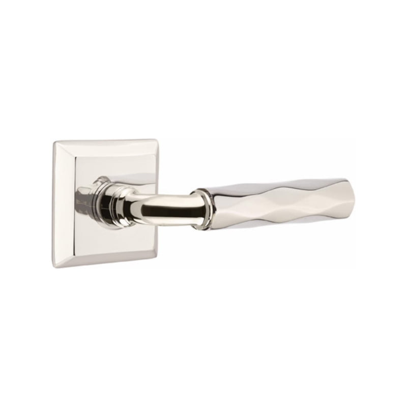 Emtek Select R-BAR Tribeca Lever Concealed Screws with Quincy Rosette