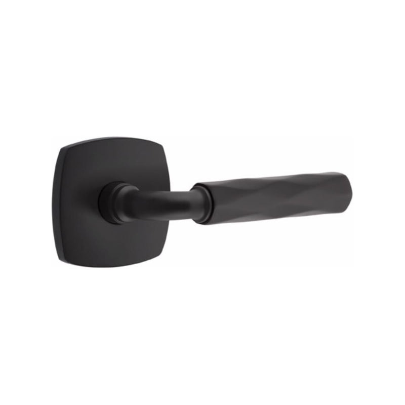 Emtek Select R-BAR Tribeca Lever Concealed Screws with Urban Modern Rosette