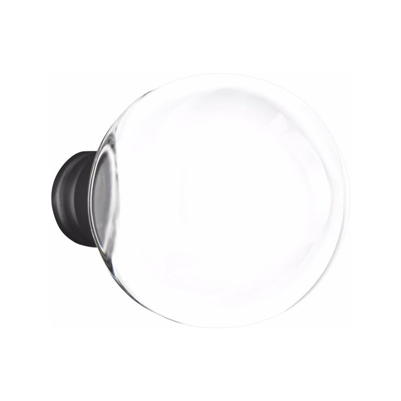 Emtek Rustic Modern Rectangular Sectional Tubular Handleset with Bristol Glass Knob