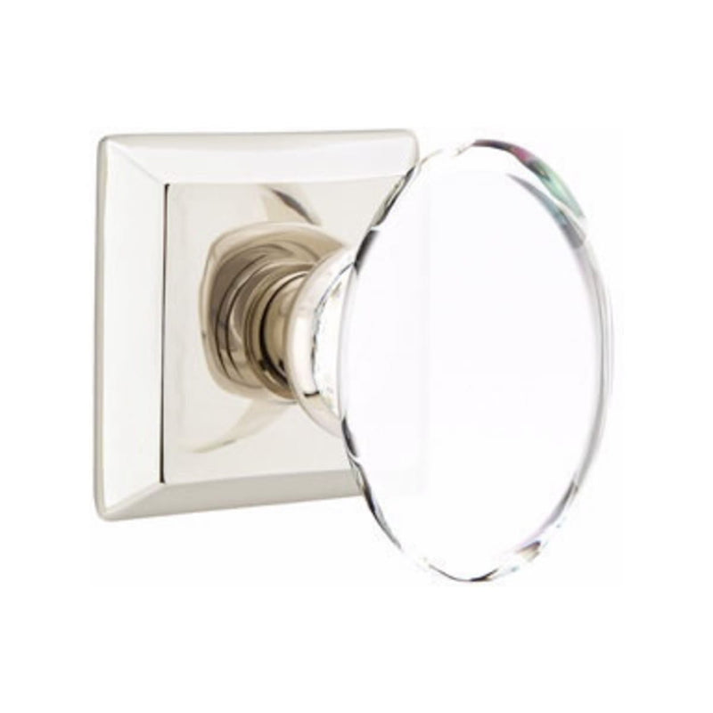 Emtek Hampton Knob With Quincy Rosette