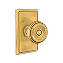 Emtek Waverly Knob With Rectangular Rosette