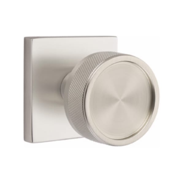 Emtek Select Conical Knurled Knob Concealed Screws with Square Rosette