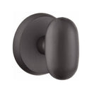 Emtek Sandcast Bronze Egg Knob Concealed Screws with