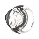 Emtek Denver Tubular Handleset with Georgetown Glass Knob