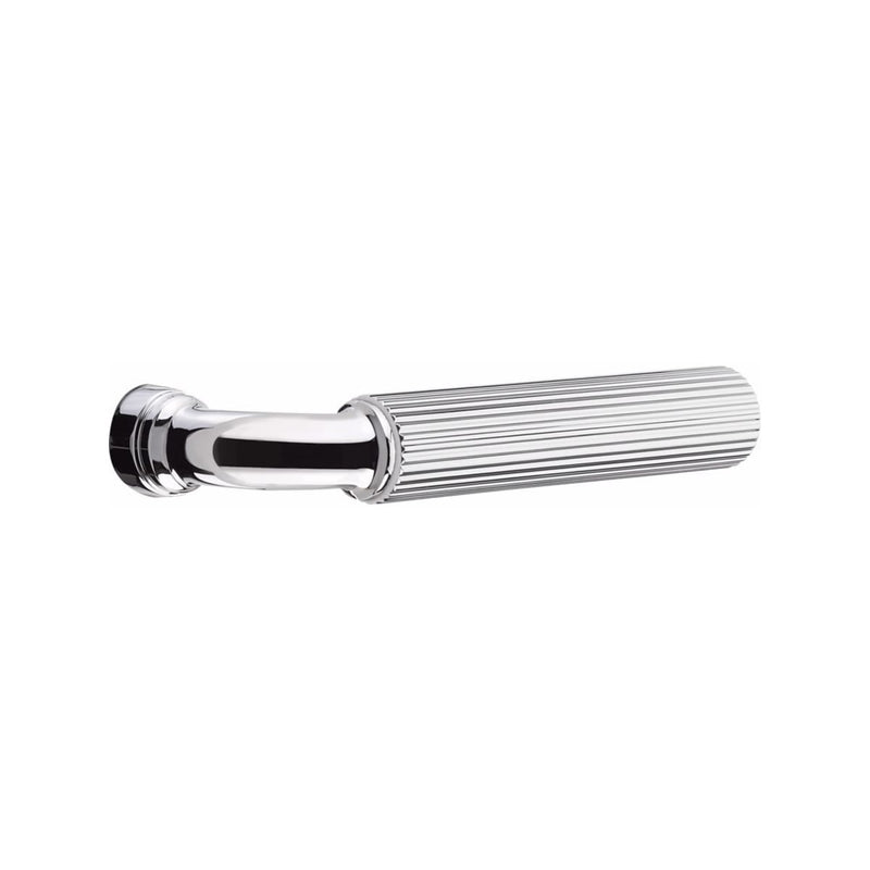 Emtek Modern Style Electronic Keypad Leverset with Select R-Bar Straight Knurled Lever