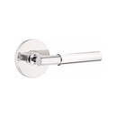 Emtek Select T-BAR Smooth Lever Concealed Screws with Disk Rosette