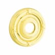 Emtek 2407 Doorbell Button with Ribbon & Reed Rosette