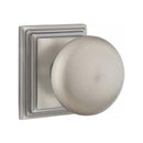 Emtek Providence Knob Concealed Screws With Wilshire Rosette