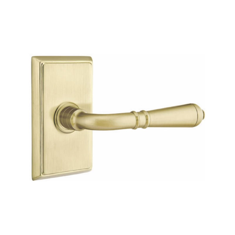 Emtek Turino Lever Concealed Screws with Rectangular Rosette