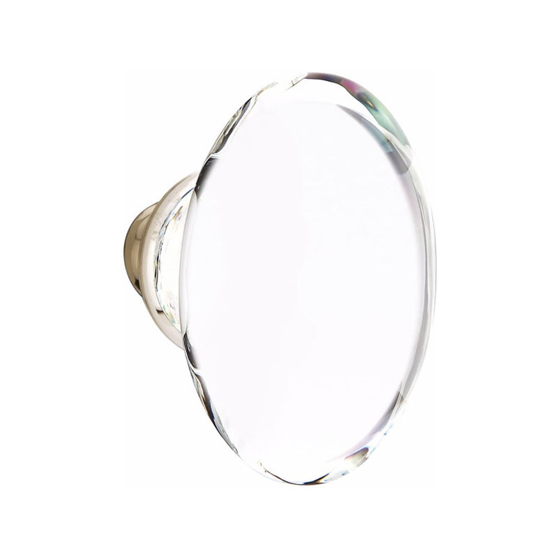 Emtek Ares EMPowered Motorized Touchscreen Keypad Handleset With Hampton Glass Knob