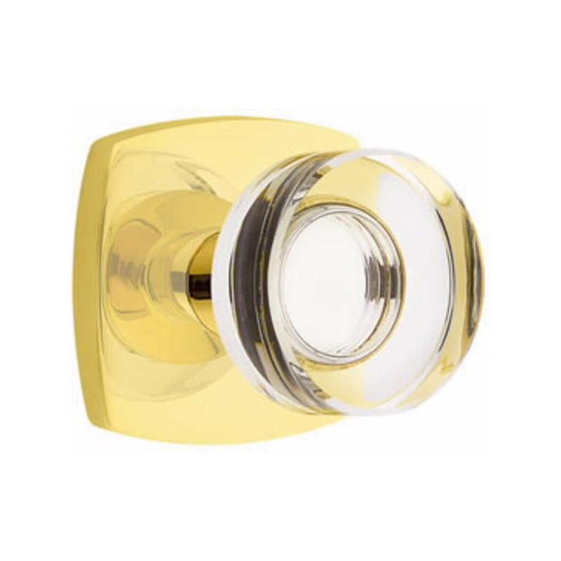 Emtek Modern Disc Knob Concealed Screws with Urban Modern Rosette