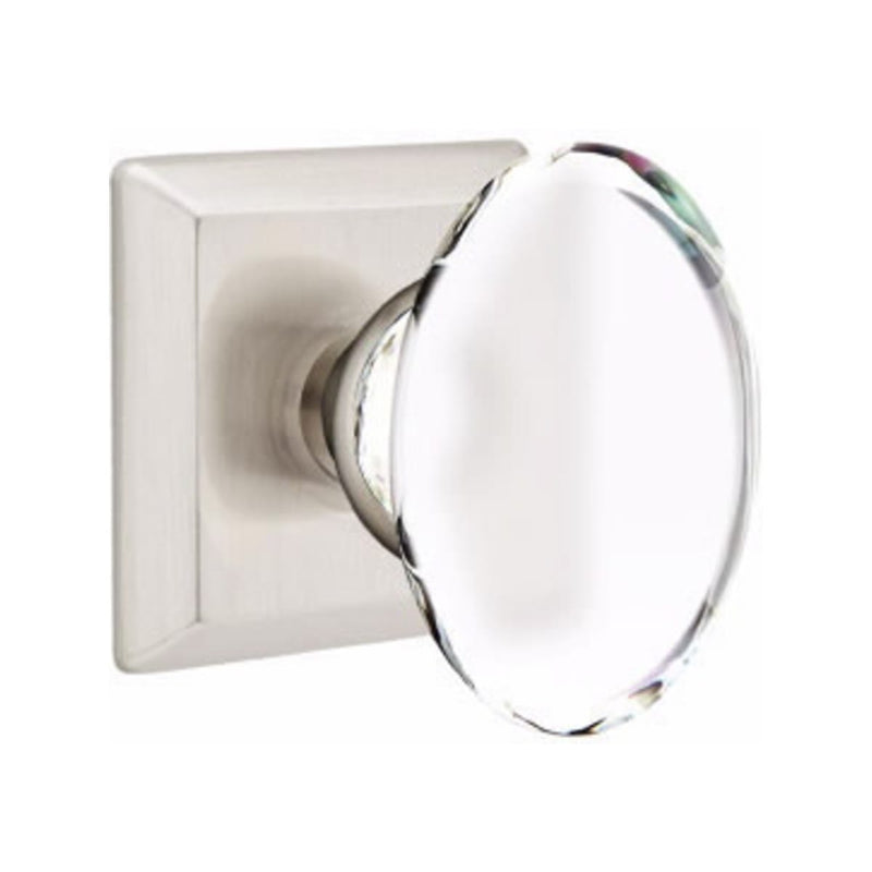 Emtek Hampton Knob With Quincy Rosette