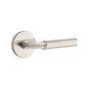 Emtek Select R-BAR Hammered Lever Concealed Screws  with Disk Rosette