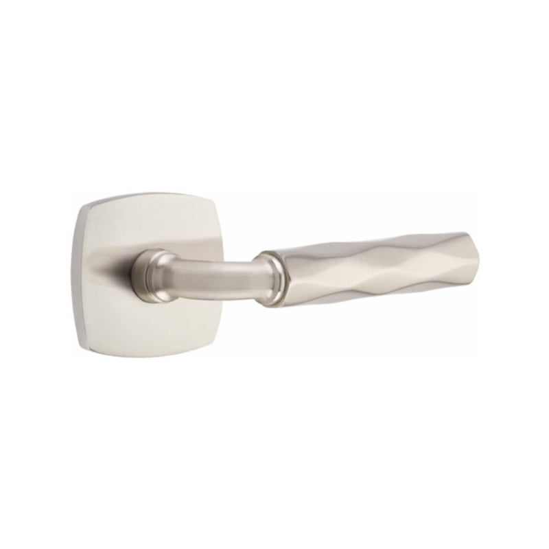 Emtek Select R-BAR Tribeca Lever Concealed Screws with Urban Modern Rosette