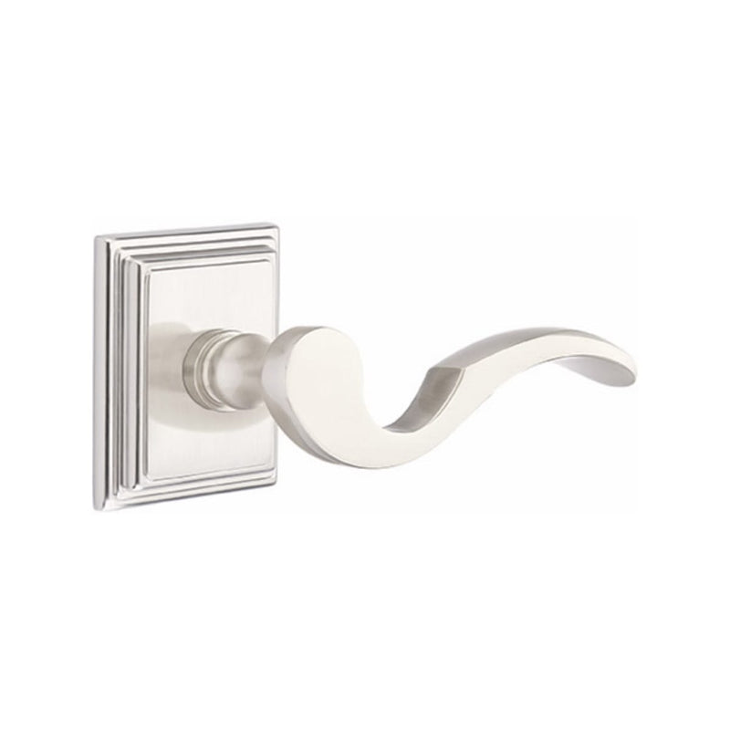Emtek Cortina Lever Concealed Screws with Wilshire Rosette