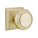 Emtek Norwich Knob Concealed Screws With Quincy Rosette