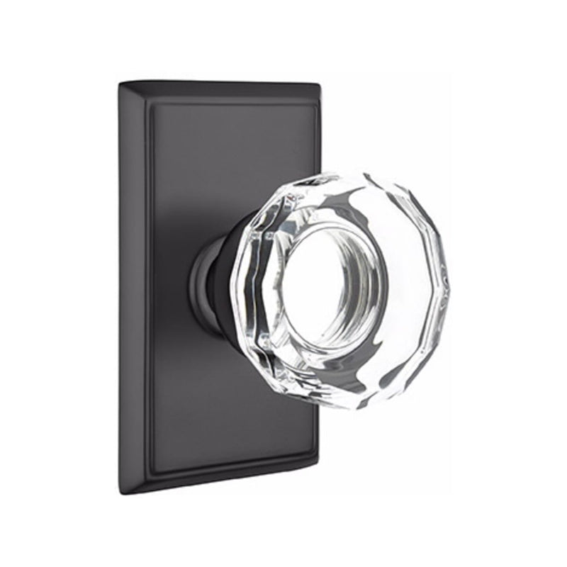 Emtek Lowell Knob Concealed Screws With Rectangular Rosette