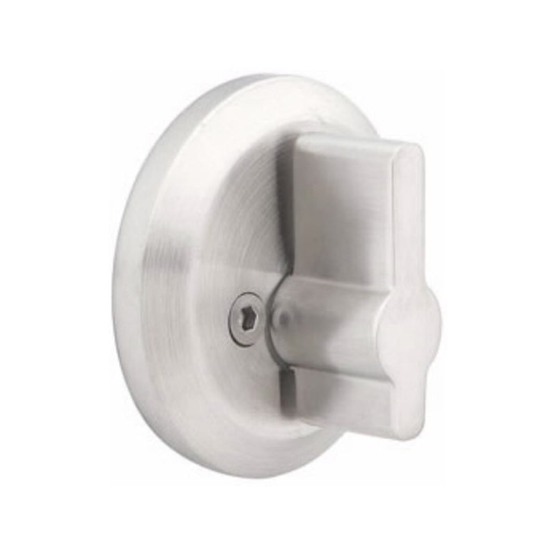 Emtek  Stainless Steel Round Single Sided Deadbolt